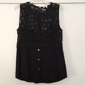 NWOT Veronica Beard Black Top